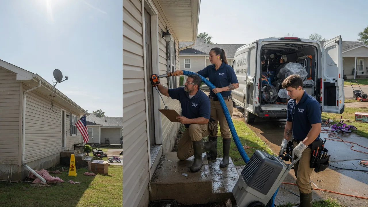 Ceiling Water Damage Restoration in Bay City, WI near me